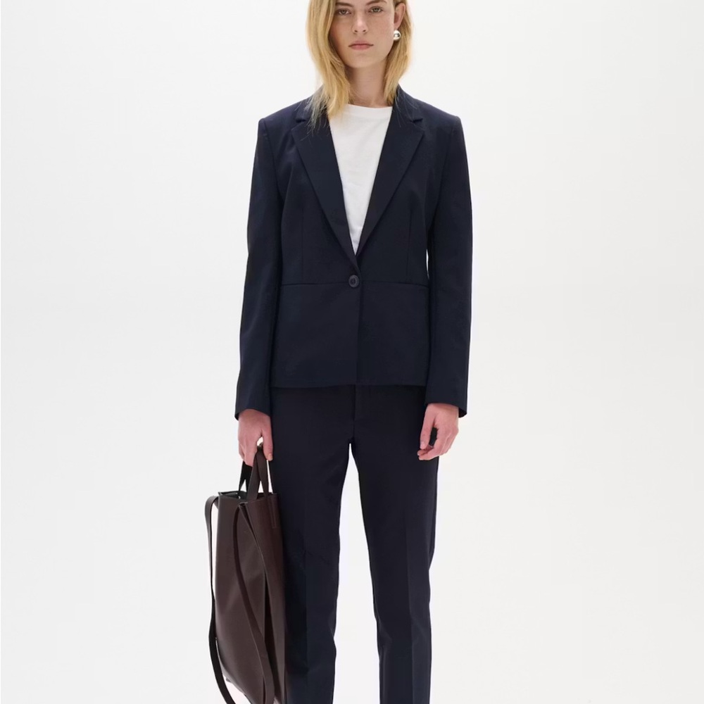 Navy Women's Tailored Trousers by InWear